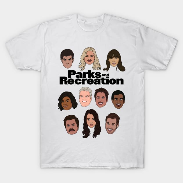 Parks & Recreation Crew T-Shirt by emilybr0